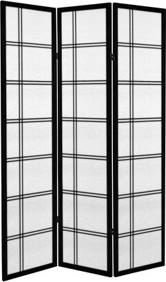 6-foot Tall Canvas Double Cross Room Divider