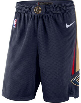 Men's Navy 2019,20 New Orleans Pelicans Icon Edition Swingman Shorts - Clgnvy/whi