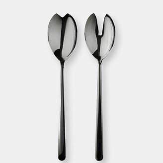 Salad Servers (Fork and Spoon) LINEA ORO NERO