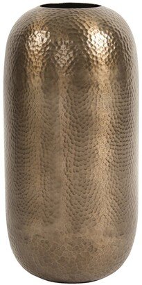 Howard Elliot Oversized Metal Cylinder Vase