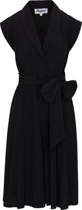 Honeysuckle Midi Dress - Black