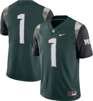 Men's 1 Green Michigan State Spartans Alternate Limited Jersey