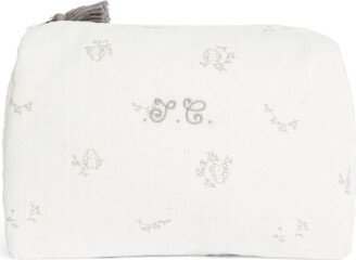 Cotton Rabbit Print Toiletry Bag