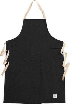 Risdon & Risdon Potter's Split Leg Canvas Apron - No Pockets - Black