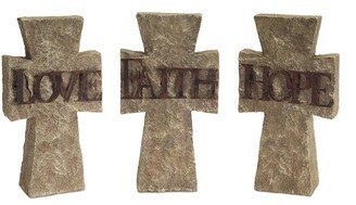 Hope, Faith, Love Cross