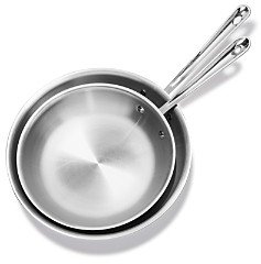 d3 Stainless Steel 10 & 12 Fry Pan Set - 100% Exclusive