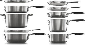 Select by 10pc Stainless Steel Space Saving Set