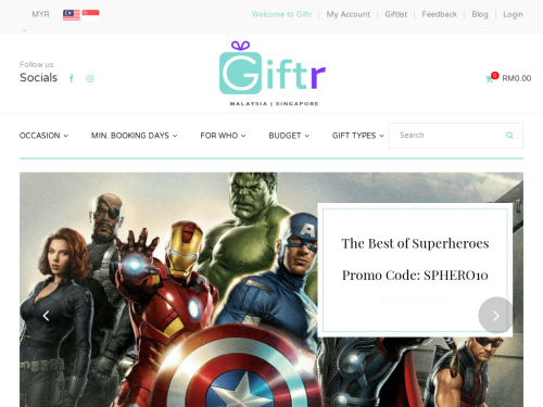 Giftr Promo Codes & Coupons