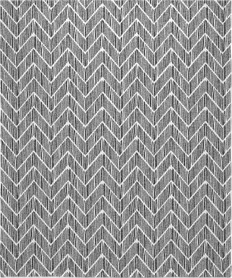 Fleece Photo Blankets: Black & White Chevron Blanket, Fleece, 50X60, Gray