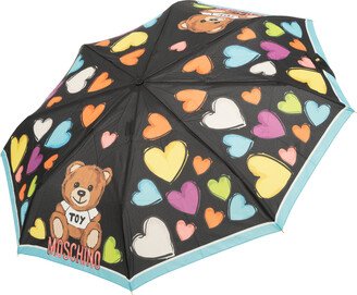 Openclose Hearts and Bear Umbrella