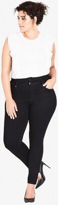 Women's Plus Size Harley Regular Skinny Jean - black - 16W