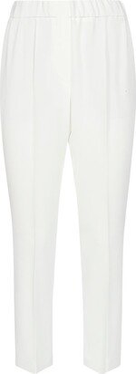 Cropped Leg Tailored Trousers-AA