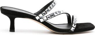 60mm Crystal-Embellished Open-Toe Mules