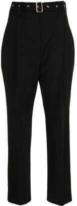 Cropped Suiting Carrot Leg Trousers