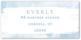 Address Labels: Watercolor Cross Boy Address Label, Blue, Address Label, Matte