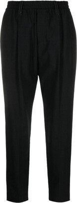 Wool baggy trousers