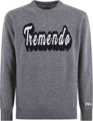 Crewneck Long-Sleeved Jumper-BY