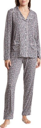 Yummy Jersey Long Sleeve Top & Pants Pajamas-AC