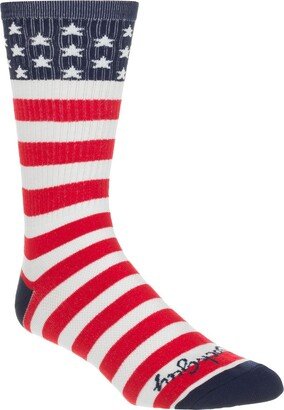 SockGuy USA Flag 8in Sock