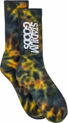 STADIUM GOODS® x Smalls Jungle Camo Tie-Dye socks