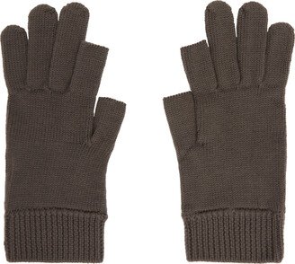 Gray Touchscreen Gloves-AB