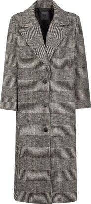 Straight Fit Single-breasted Coat Coat Grey