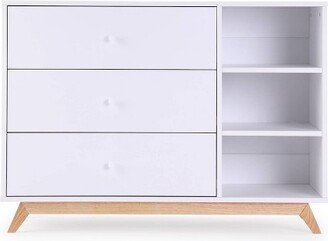 Teen Central Park 3 Drawer Kids' Dressers with Shelves - dadada baby