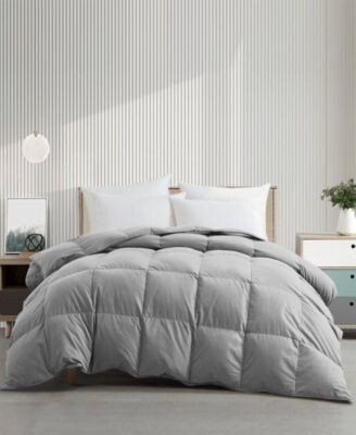 Warm Cozy 360 Thread Count All Season Down Feather Fiber Comforter Collection