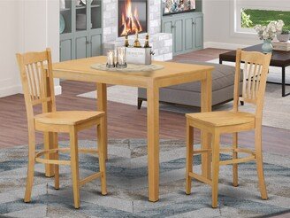 Dining Set With Kitchen Table and Wooden Dining Room Chairs-AI