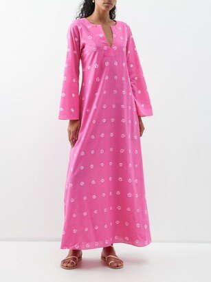 India Tie-dye Cotton Kaftan