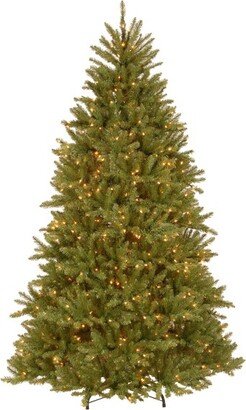 7.5ft Pre-Lit Dunhill Fir Hinged Full Artificial Christmas Tree Clear Lights - National Tree Company