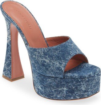 Dalida Denim Platform Sandal