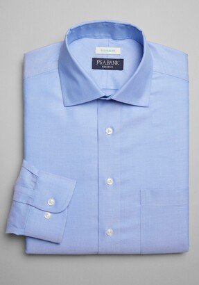 Big & Tall Men's Reserve Collection Tailored Fit Spread Collar Textured Dress Shirt