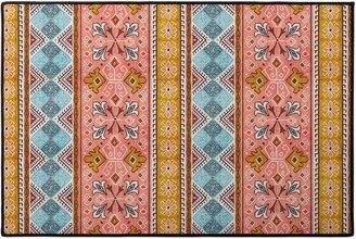 Door Mats: Grand Bazaar - Coral Spice Door Mat, Multicolor