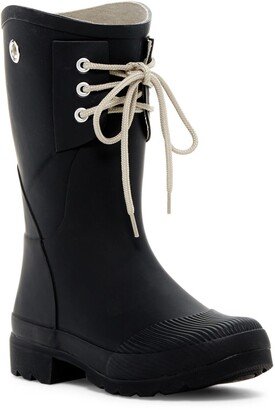 Kelly B Lace-Up Waterproof Rain Boot