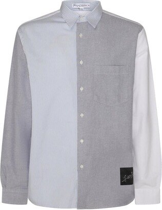 Patchwork Long-Sleeved Shirt