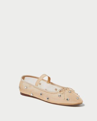 Leonie Caramel/Clear Ballet Flat