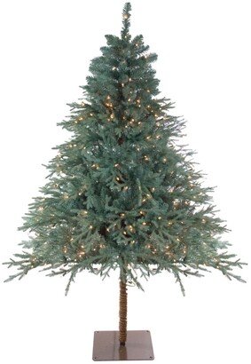 Northlight 7.5' Pre-Lit Fairbanks Alpine Artificial Christmas Tree - Clear Lights