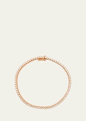 Hepburn 18k Rose Gold Bracelet with Diamonds