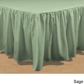 Essential Solid Color 15-inch Bed Skirt