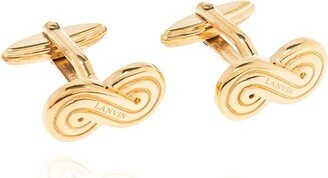 Logo Engraved Cufflinks-AD