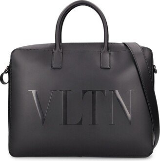 VLTN leather brief case