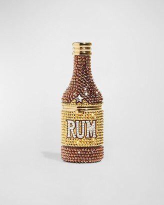 Rum Bottle Crystal Pillbox