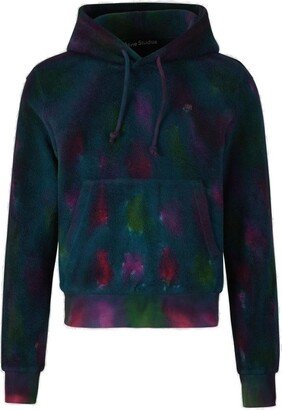 Dye Print Drawstring Hoodie