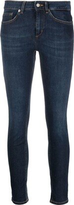 Cropped Skinny-Cut Jeans-AC