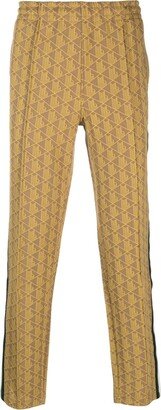 Jacquard Monogram-Pattern Track Pants