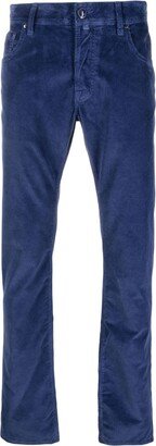 Straight-Leg Corduroy Trousers-AI