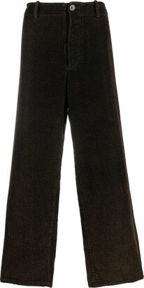 Wide-Leg Corduroy Trousers-AF