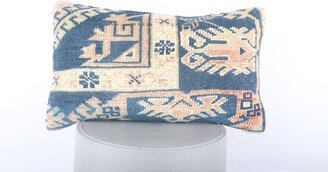 Bohemian Kilim Pillow, Lumbar Pillow Cover, Handmade Lumbar, Sofa Aztec Cushio Turkey Boho