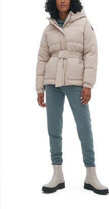 Bonita-03 Mid-Length Belted Puffer Coat